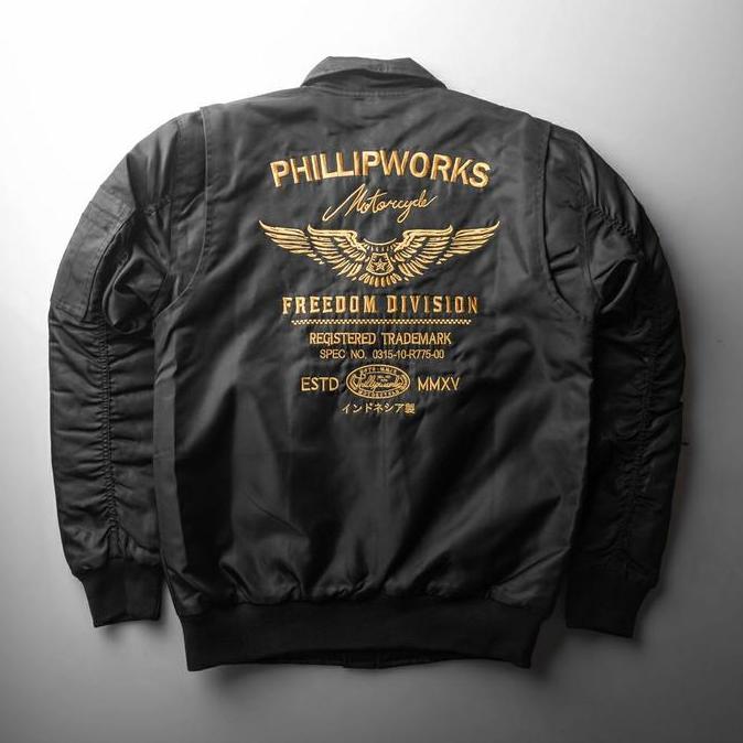 (BEST SELLER) JAKET PHILLIPWORKS BEST SELLER MAVERICK BOMBER