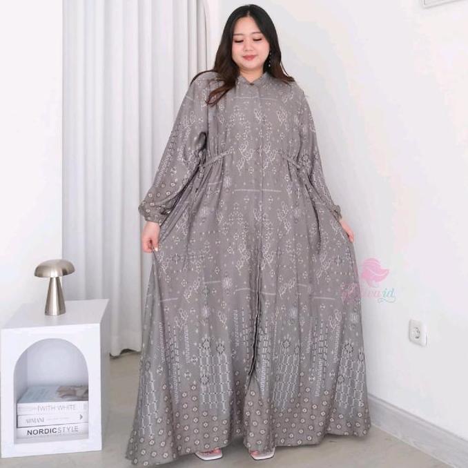 Murah Jumbo Gamis Vivian Maxmara Premium Mewah Ld 120 130 140 Cm