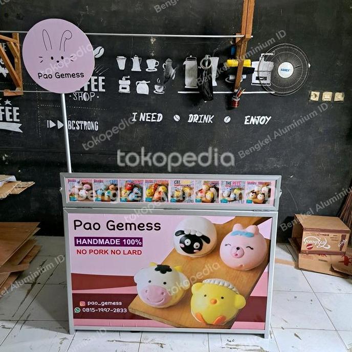 Terlaris Booth Lipat Ukuran 120Cm / Booth Jualan / Booth Portable