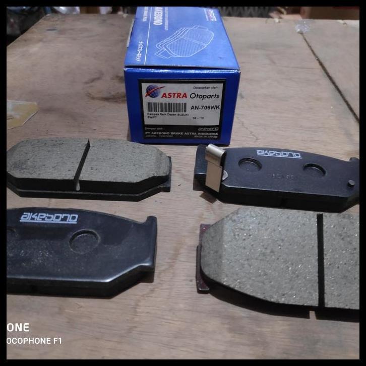 HOT DEAL AKEBONO KAMPAS REM DEPAN SWIFT BRAKE PAD 