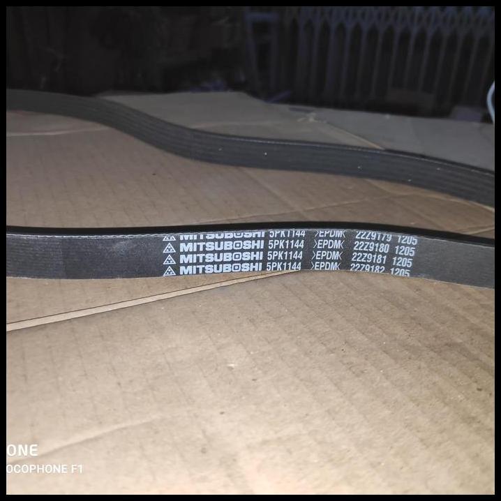 GRATIS ONGKIR MITSUBOSHI FAN BELT 5PK1144 EPDM TALI KIPAS FANBELT 5PK 1144 JAZZ