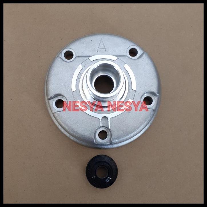 TERBARU CYLINDER HEAD KOMPRESOR AC MOBIL KIJANG GRAND EXTRA + SHAFT LIP SEAL 