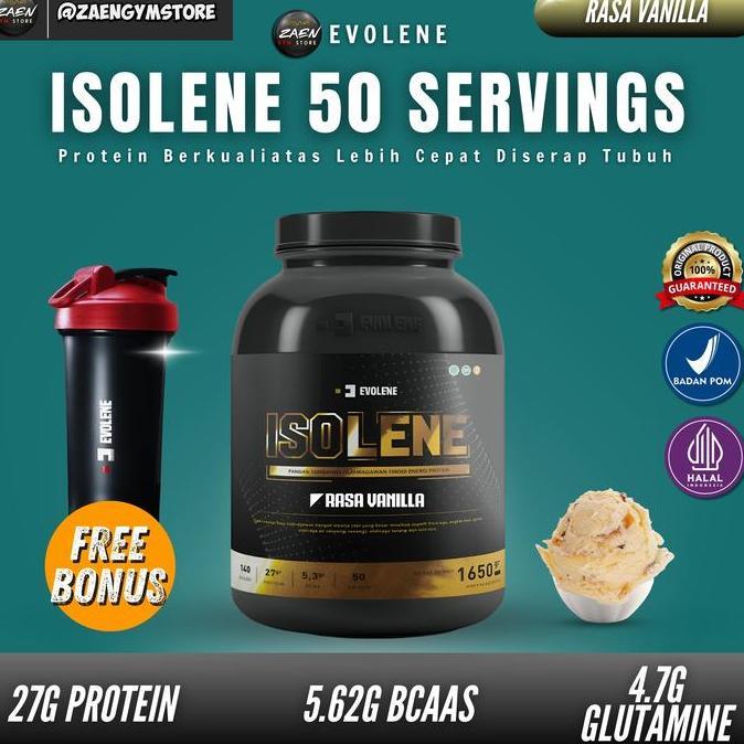 EVOLENE ISOLENE WHEY PROTEIN ISOLATE 50 SERVINGS