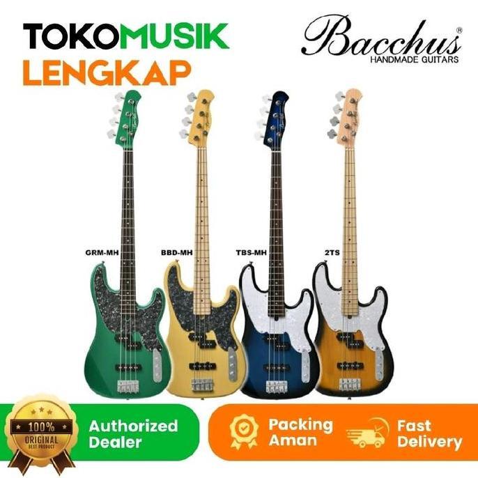 Murah Guitar Bass Electric Gitar Elektrik Bacchus BTB PJ/R Gitar Bass Bacchus BTB PJ Rosewood Non CO