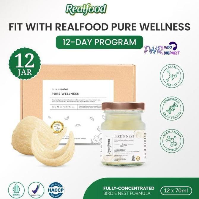 Realfood Pure Wellness 12 JAR EXTRA DAUN STEVIA TANPA PEMANIS BUATAN