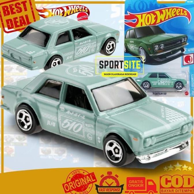 Hot Wheels 71 Datsun 510 Diecast HotWheels Cars Mainan Anak Mobil Ori