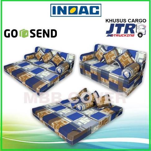 sofabed busa inoac 160 x 200 x 20 cm 10 tahun