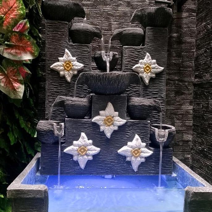 Terlaris Air Mancur Pancuran Taman Motif Bunga Hiasan Taman Free Mesin Air Mancur