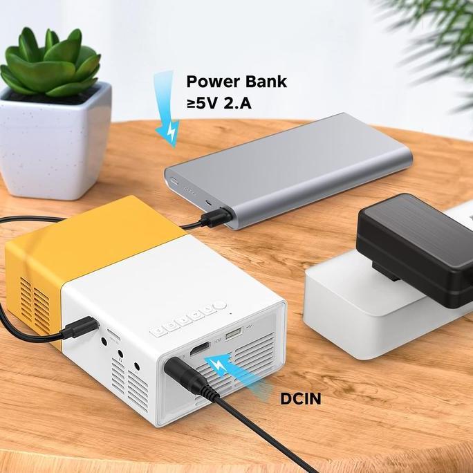 Projector Mini For Phone Portable Home Theater Murah Mini Proyektor YG300 USB HDMI Laptop Projector