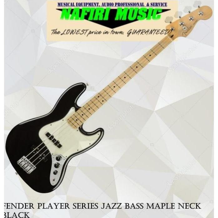 Murah Fender Player Series Jazz Bass Maple Neck Black Non COD