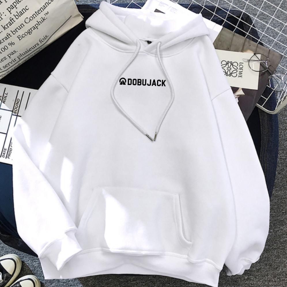 ORIGINAL DOBUJACK HOODIE COTTON FLEECE PRIA DAN WANITA HOODIE DOBUJACK LOGO KECIL SWEATER HOODIE PRI