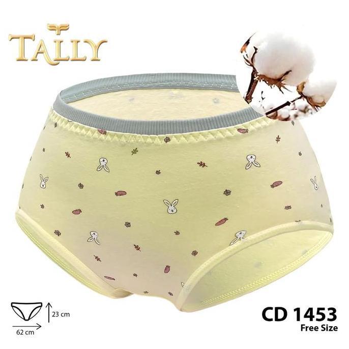 Wkwx- Tally Sarwendah Cd 1453 Celana Dalam Wanita Segitiga Bahan Katun Fit To L-Xl Cd Wanita Motif C