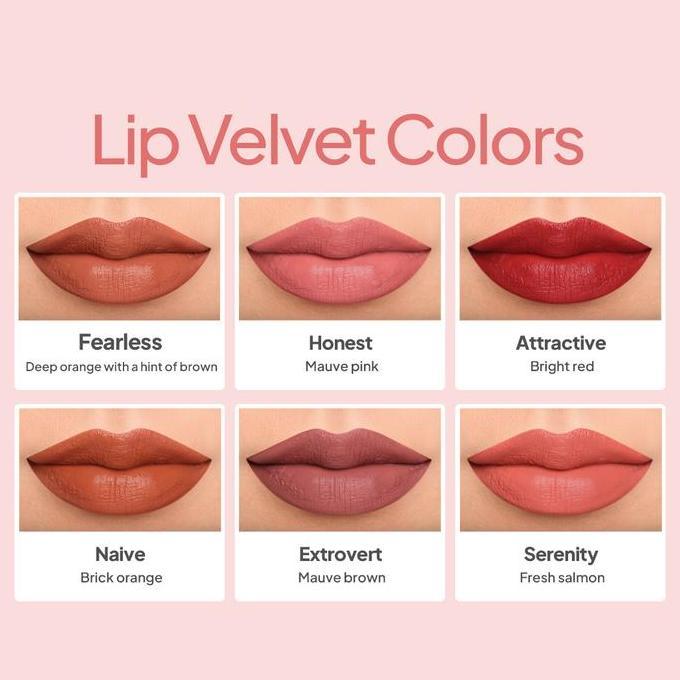 Bytlip- Implora Lip Velvet + Lip Crayon Satin | Paket Lipstik Ombre