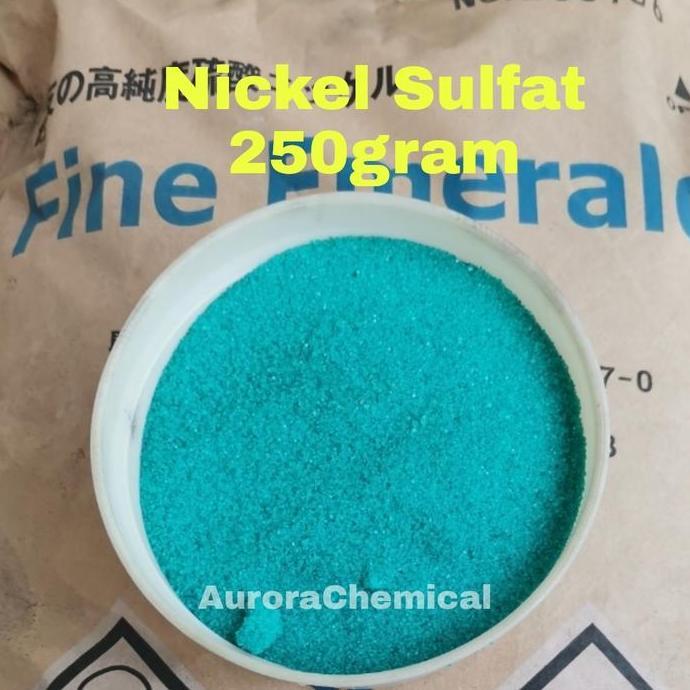 Qnqx- Nickel Sulphate 250Gr / Nikel Sulfat Sulfate Ex Sumitomo