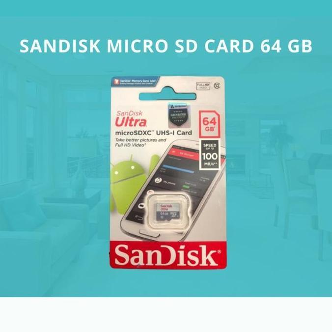 Sandisk Memory Card MicroSD 64 GB MIcro SD Ultra Class 10 64 GB