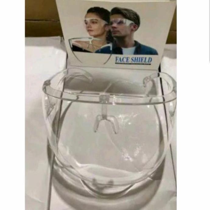(Allthebest) face shield acrylic blocc full face akrilik/ face shield nagita