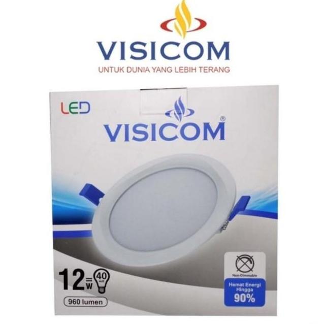 (Allthebest) Downlight Panel Inbow 12watt VISICOM Downlight LED 12w 4000k Slim