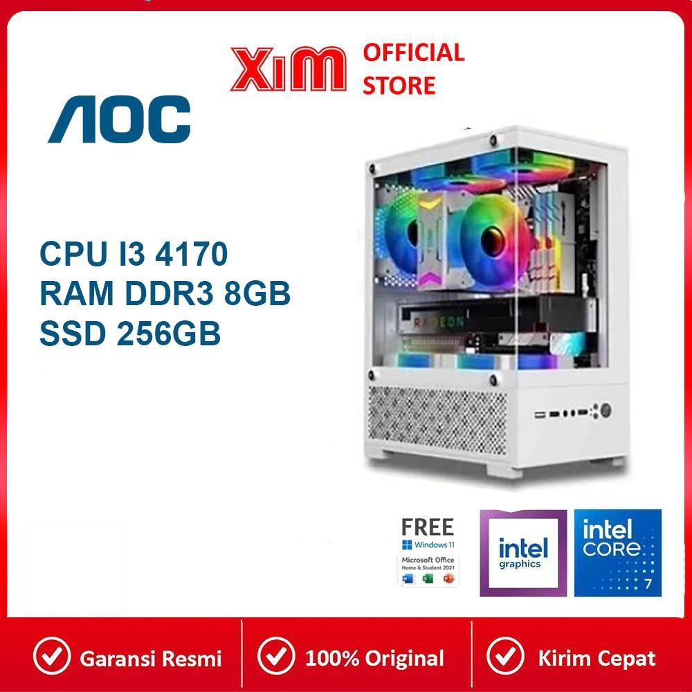 Paket Pc Gaming Aoc X Nvidia Rtx 3050 | Intel Core I5 / I3 | Ssd 512Gb - Rakitan Gaming High Perform