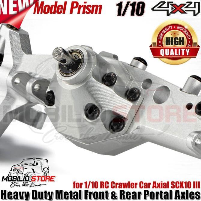 Heavy Duty Metal Portal Axles For 1/10 Rc Crawler Car Axial Scx10 Iii