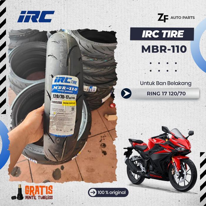 Ban Motor Bebek Ring 17 120/70 IRC MBR-110 SOFT COMPOUND Tubeless Motor
