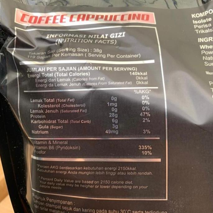 Gaskuyy- Bxn Iso Whey Isolate 10 Lbs Whey Protein 100% Isolate Bpom Halal