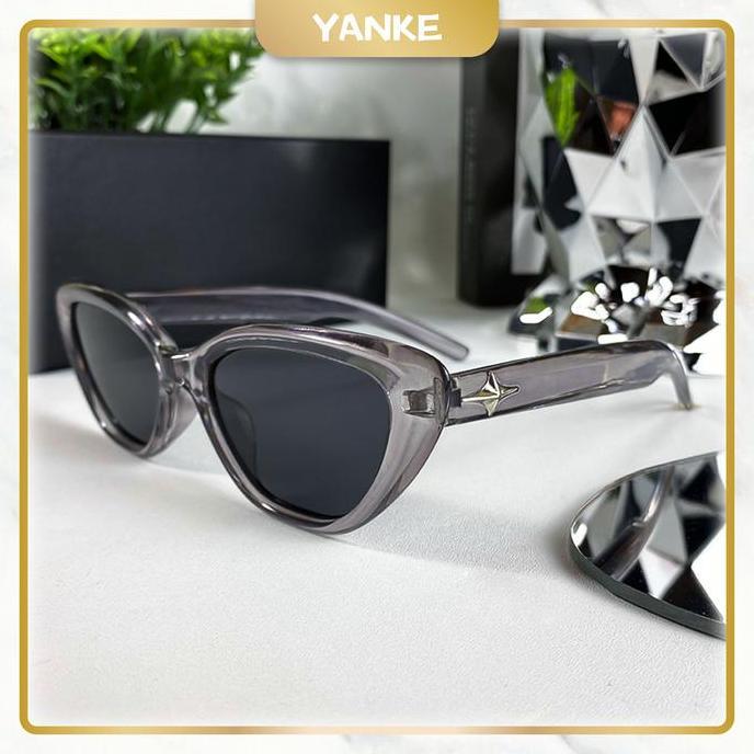 Whynot- [Paket Kotak & Lap] Kacamata Hitam Uv400 Kacamata/Pria Sunglasses Korean Ins Fashion Eyewear
