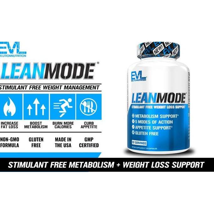 Healtiwi- Evl Lean Mode Fat Burner, Stimulant Free Weight Loss Support, 150 Caps