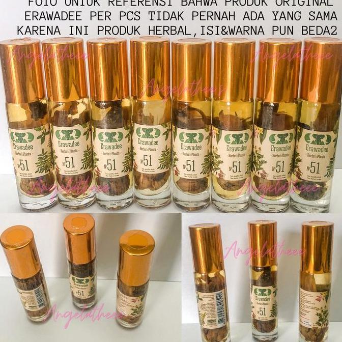 Vitbig- Minyak Angin Erawadee No. 51 (100% Ori Import Langsung Dari Thailand)