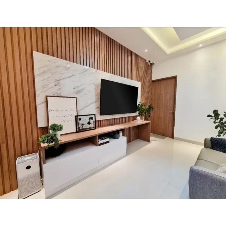 Wallform - Wpc Wood Panel 3D Wallpanel Wall Panel Pvc Kayu Bukan Wallpaper Sticker Foam Conwood