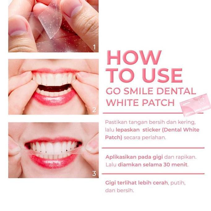 Whtting- Go Smile Dental White Patch - Untuk Perawatan Gigi Dengan Glycerin Menthol Dan Pvp [Bpom] M