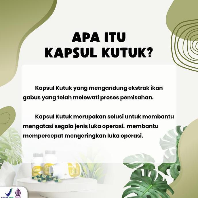 Healtiwi- Kapsul Kutuk - Paket 1 Botol Kapsul Kutuk