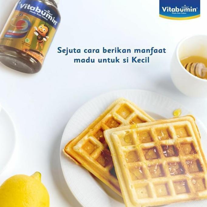 Cod,Bisa- Promo Spesial 3 Botol Vitabumin 130 Ml - Madu Ikan Gabus Vitamin Usia 1 Tahun Ke Atas Bayi