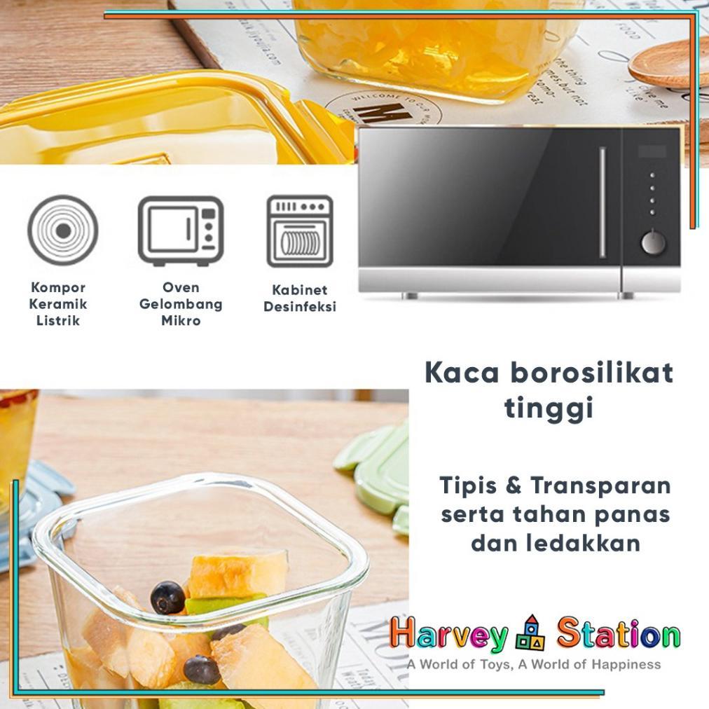 new deals tempat mpasi kaca tempat makan bayi anti tumpah kontainer wadah snack mpasi tahan panas mi