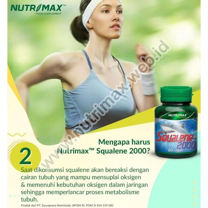 Lgsgkemas- Nutrimax Squalene 2000 Vitamin Minyak Hati Ikan Hiu (Squalane/Squalen)