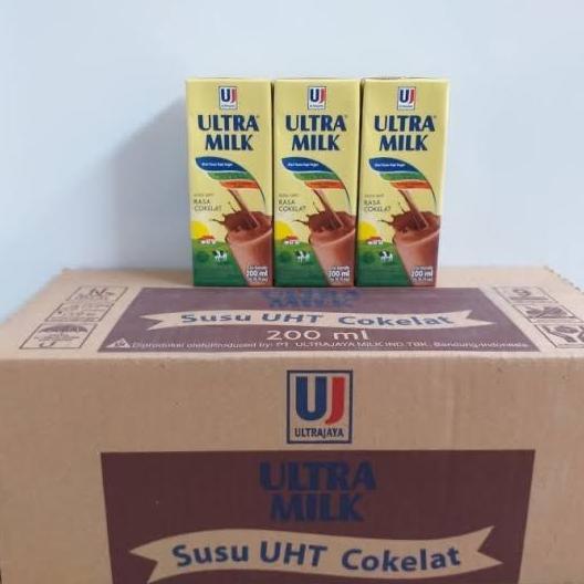 Milkouit- Ultra Milk 200 Ml / Susu Ultra Coklat 200Ml 1 Dus