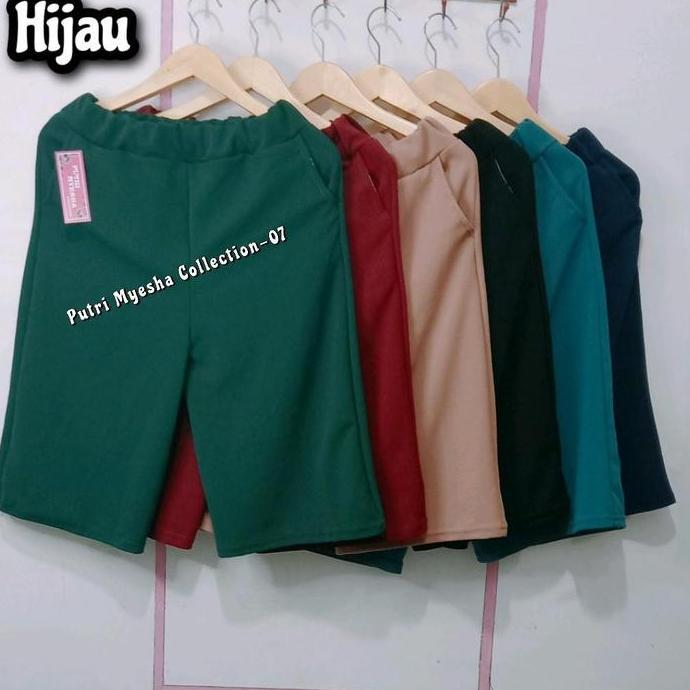 Pastikirim- Celana Pendek Wanita Model Kulot 7/8 Santai