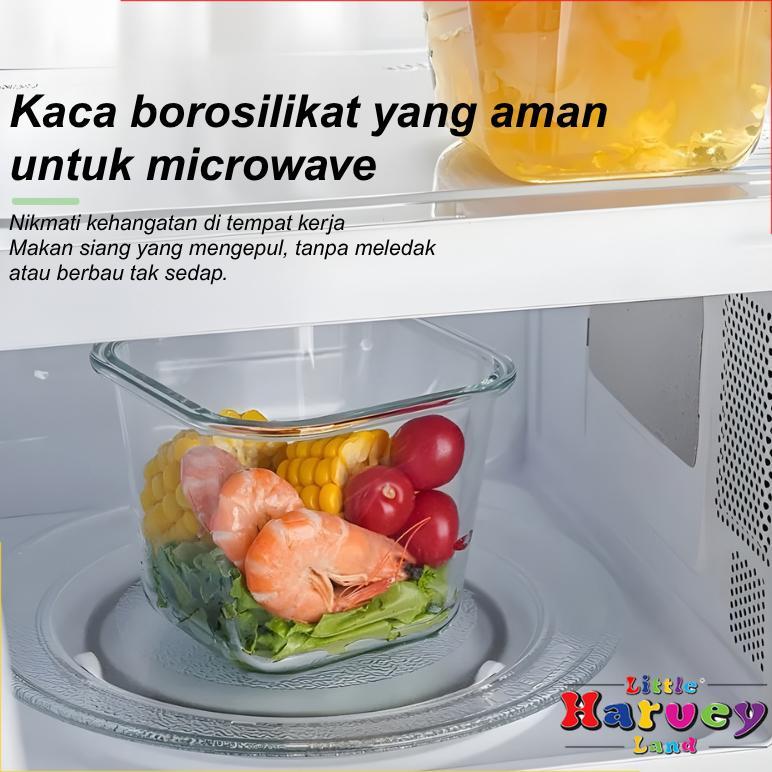 promo tempat mpasi kaca tempat makan bayi anti tumpah kontainer wadah snack mpasi tahan panas microw