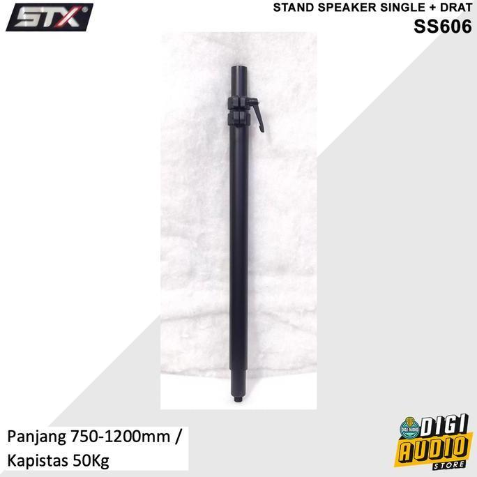 Stand Tiang Speaker Single to Subwoofer with Drat STX SS606