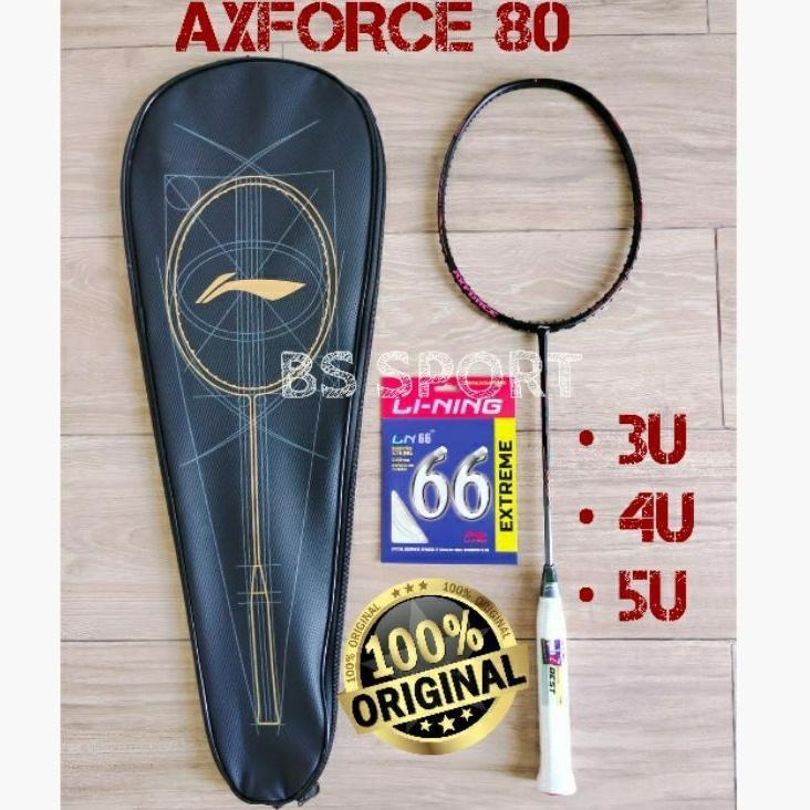 Raket Badminton Lining AXFORCE 80 AX FORCE 80 Original