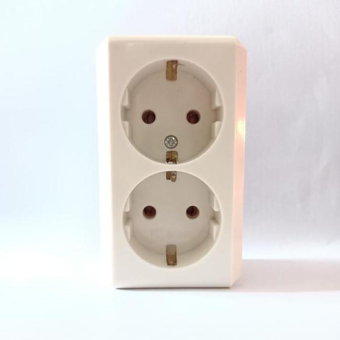 Fastrik- Stop Kontak 2 Lubang Broco / Broco Ob Stop Kontak 2 Lubang