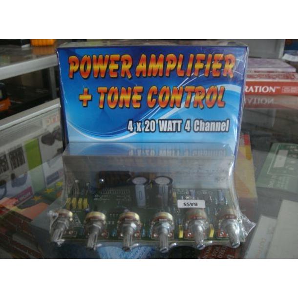 KIT POWER HOME THEATER 4CH + TONE CONTROL CKJ SUARA MANTAB