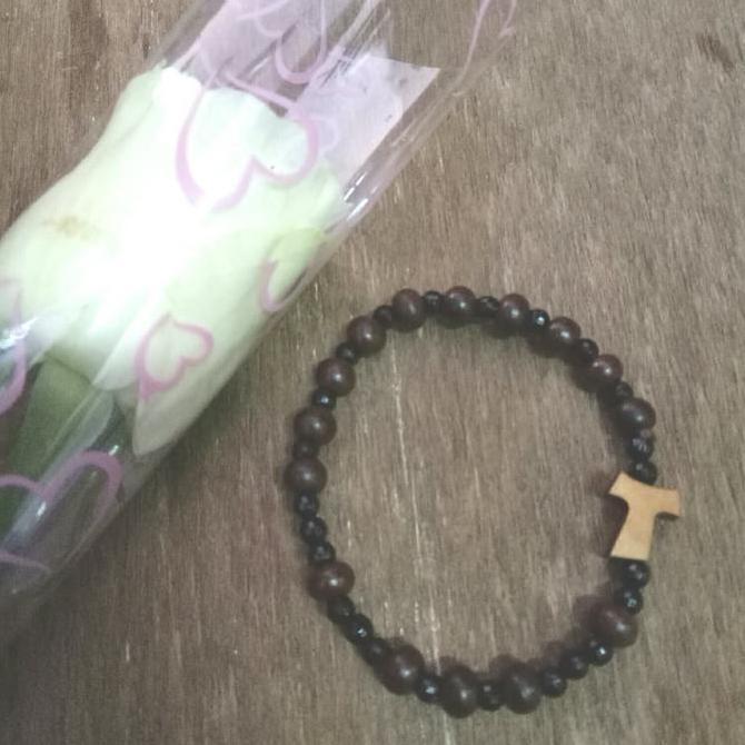 Goldsand- Gelang Rosario Kayu Stigi Imut