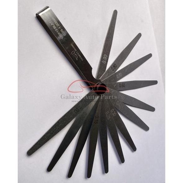 Yesss- Fuller Feeler 13 Blade Alat Stel Klep Mobil Motor Universal