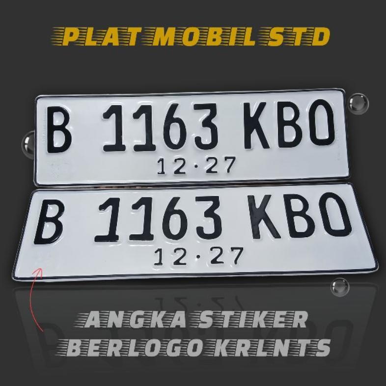 TERLARIS Plat Nomor Mobil  Asli Instan