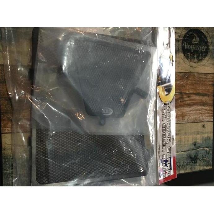 R&G Radiator & Oil Cooler Guard Set Black - Suzuki GSX-R1000 '17- Terlaris