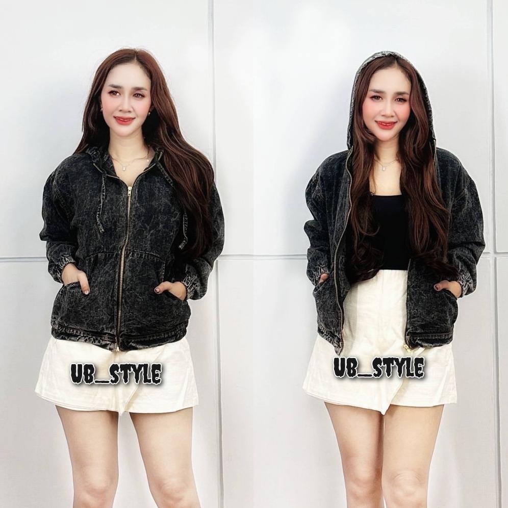 PROMO TERBARU JAKET JEANS HOODIE RESLETING JAKET WANITA JAKET HOODIE JEANS JAKET RESLETING