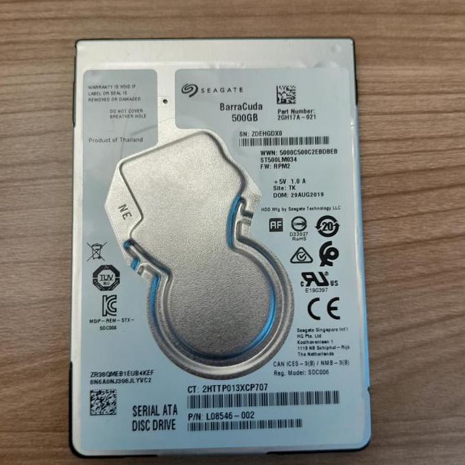 HDD SEAGATE 500GB Original
