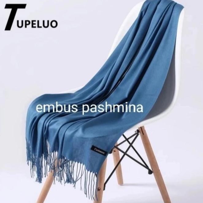 Pashmina Motif Polos Syal Polos Cashmere Selendang