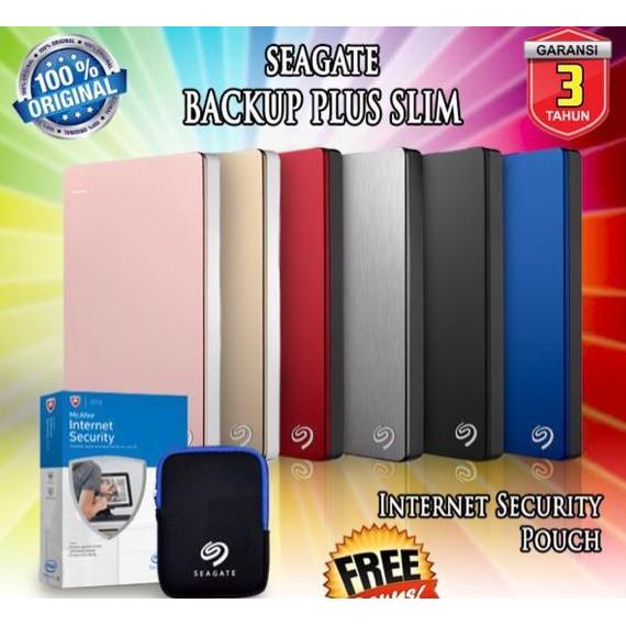 HARDDISK HD HARDISK HARD DISK EXTERNAL USB SEAGATE 2TB 2 TB POUCH ORI