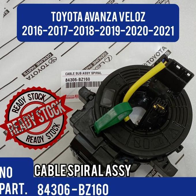 TERLARIS Kabel Spiral Klakson Airbag Avanza Veloz 2016 2017 2018 2019 2020